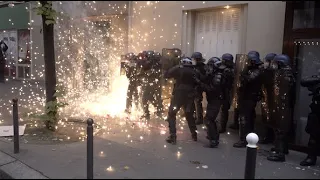 Manifestation contre la loi "sécurité globale" : violents incidents (5 décembre 2020, Paris) [4K]