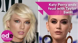 Katy Perry ends feud with Taylor Swift...well not really