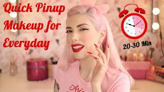 Quick & Easy Pinup Makeup | My Everyday Routine