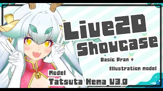 【Live2Dモデリング】BasicPran+ / Vtuber 竜田けま3.0【Showcase08】