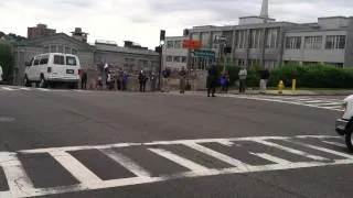 President Obama Motorcade in Worcester, MA 6.11.2014