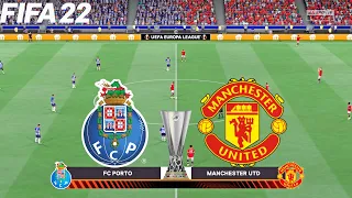 FIFA 22 | FC Porto vs Manchester United - UEFA Europa League - Full Gameplay