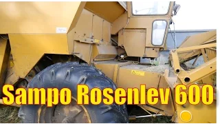 Tröskning med Sampo Rosenlev 600