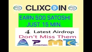 EARN 500 SATOSHI 15 MIN./ TODAYS 4 AIRDROP