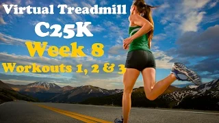 Virtual Treadmill C25K Week 8, Workouts 1, 2 and 3