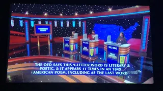 Final Jeopardy; National College Championship 2022, SHOCKING WIN - QF Day 6, Game 2 (2/16/22)