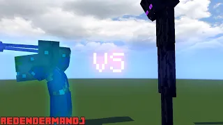 The Ultra Drowned VS Ender Colossus - Minecraft Animation (Mod VS Addon) [30k Subs Special!]