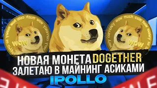 ❗️НОВАЯ МОНЕТА❗️ ЗАЛЕТАЮ В МАЙНИНГ DOGETHER АСИКАМИ IPOLLO