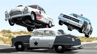 Crazy Police Chases #53 - BeamNG Drive Crashes