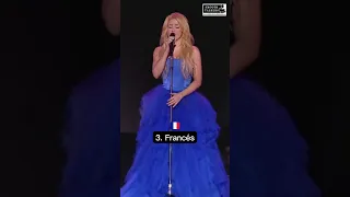 Shakira hablando muchos idiomas