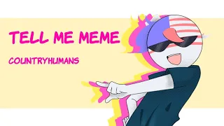 TELL ME ANIMATION MEME // Countryhumans, Russia x America