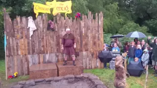 Theatre in the Mud at England's Medieval Festival - Sparta vs Trojans