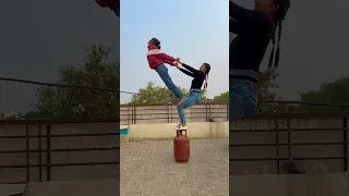 Wow balance 😳 #ytshorts #shalukirar #stunt #flexibility #stuntwork #shorts