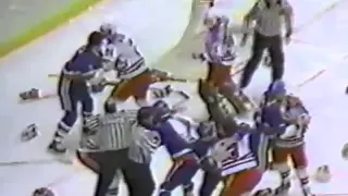 Islanders vs Rangers Feb 17, 1985