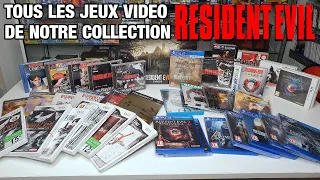 Tous les jeux Resident Evil de notre collection