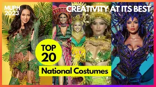 EXQUISITE CREATIONS! MISS UNIVERSE PHILIPPINES 2023 TOP 20 NATIONAL COSTUME