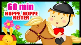 Hoppe, hoppe Reiter - Kinderlieder zum Mitsingen - 55 min deutsche Kinderlieder- Titounis