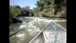 Subindo a Cachoeira do Saltinho - Rio Miranda - 21