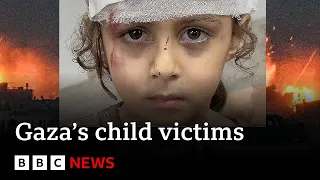 The children suffering under Israel’s onslaught - BBC News