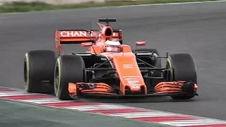 McLaren MCL32 F1 2017 Testing at Circuit de Barcelona-Catalunya