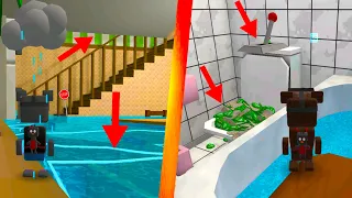 Toilet Typhoon! Super Bear Adventure Gameplay Walkthrough!