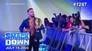 Austin Theory entrance as United States Champion: WWE SmackDown, July 14, 2023