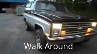 1985 Chevy K5 Blazer 4x4 Start-Up & Walk-Around *Video*