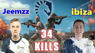 Team Liquid Jeemzz, ibiza & Mista - 34 KILLS - SQUAD - PUBG