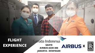 FLIGHT REPORT GARUDA INDONESIA JAKARTA TO BALI | AIRBUS A330-300 ECONOMY CLASS | PK GHC |