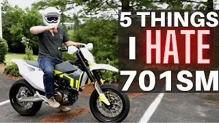 Is This Still a Good Bike? || 5 Things I HATE About My 2022 Husqvarna 701sm