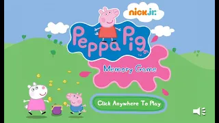 Peppa Pig: Memory Game Playthrough (Hard)