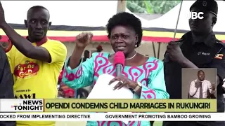 State Minister of Health Sarah Opendi Condemns Child Marriages in Rukungiri