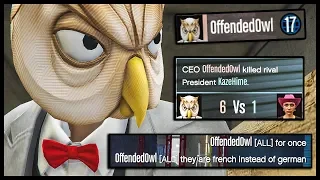 Pathetic French griefers can't handle a loss (Vocal rage)