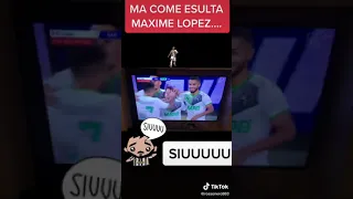 Maxime Lopez esulta come Ronaldo sul gol vittoria contro la Juve