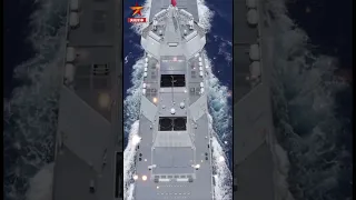 看着美国的最新战舰就是舒服！这相控阵雷达不再是衣架了！垂发也增多了！旗也变红了