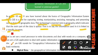 GEOGRAPHY GRADE 12 UNIT 8 NEW CURRICULUM #GIS DATA AND MAP MAKING USING GIS