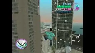 GTA Vice City: The tallest points in the city + proving the zepellin is not solid.