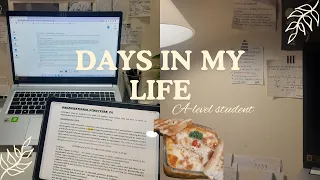 DAYS IN MY LIFE as an A-level Student| | Studying| Food| Metanoia~