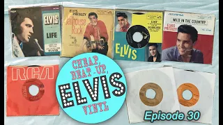 Ep 30 –  9 Elvis vinyl records for 14 bucks !