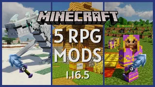 Top 5 AMAZING Minecraft RPG Mods for 1.16.5