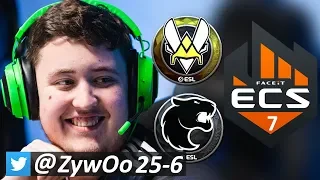 🇫🇷 ZywOo 25-6 / Vitality vs FURIA - Overpass / ECS Season 7 Finals - Grand Final