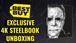 Halloween (2018) Best Buy Exclusive 4K Ultra HD SteelBook Unboxing