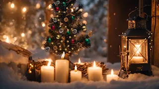 🕯️Perfect Christmas atmosphere 2024🎅🏼| Smooth playlist for relaxing | Quiet Comfortable Jazz Music🎶|