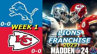 Madden 24 [PC Simulation] - Detroit Lions VS Kansas City Chiefs Week 1