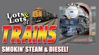 Lots & Lots of Trains #1 FULL SHOW | Lots & Lots of Trains for Kids | James Coffey