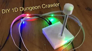 Twang a 1D Arduino LED dungeon crawler - tour