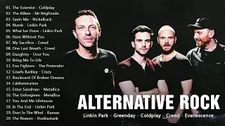 Coldplay, Linkin Park, Metallica, Creed, RHCP, Daughtry, Green Day - Alternative Rock