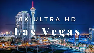 Las Vegas in 8k - Luxury City in Nevada - Relax Free Music