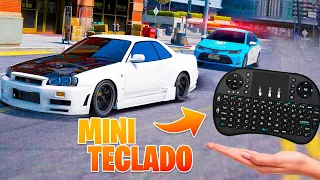 DEI FUGA USANDO UM MINI TECLADO