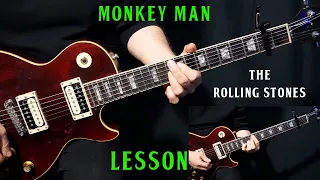 how to play "Monkey Man" on guitar by The Rolling Stones | guitar lesson tutorial